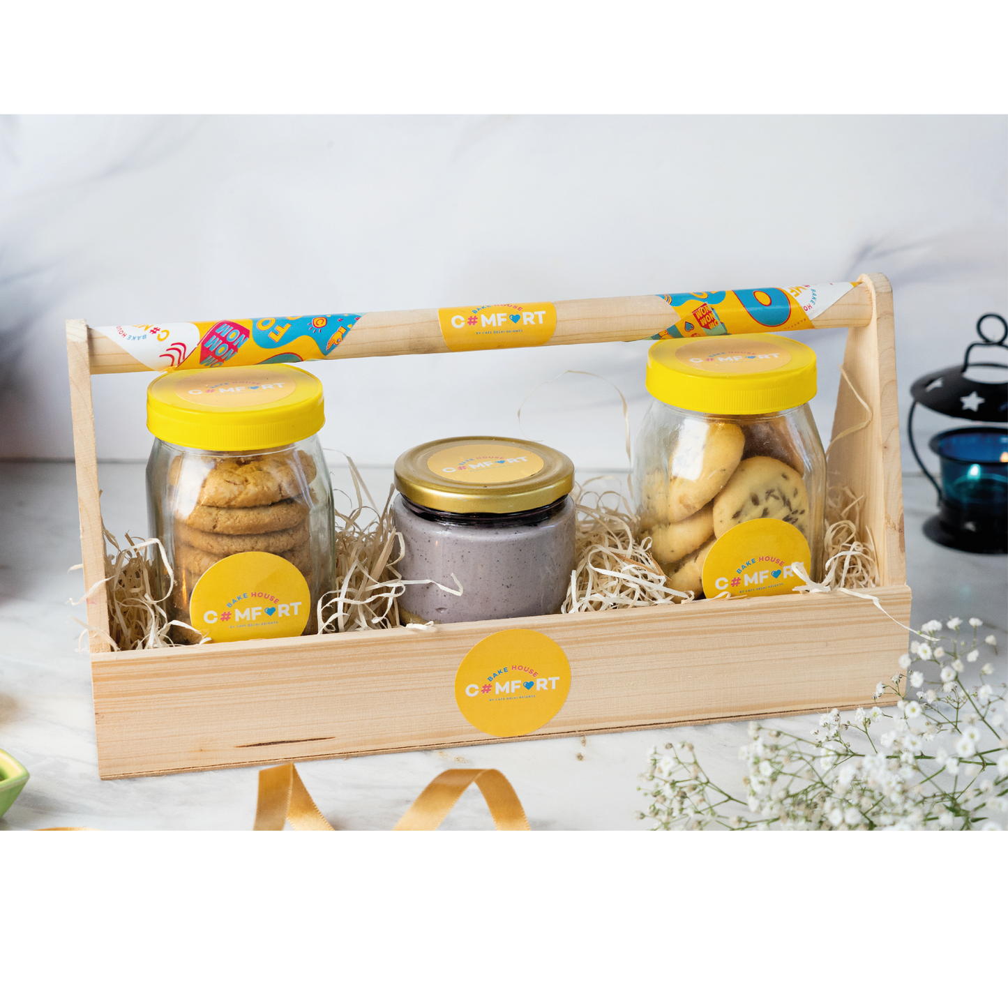 Cookies and Tub Cake Basket