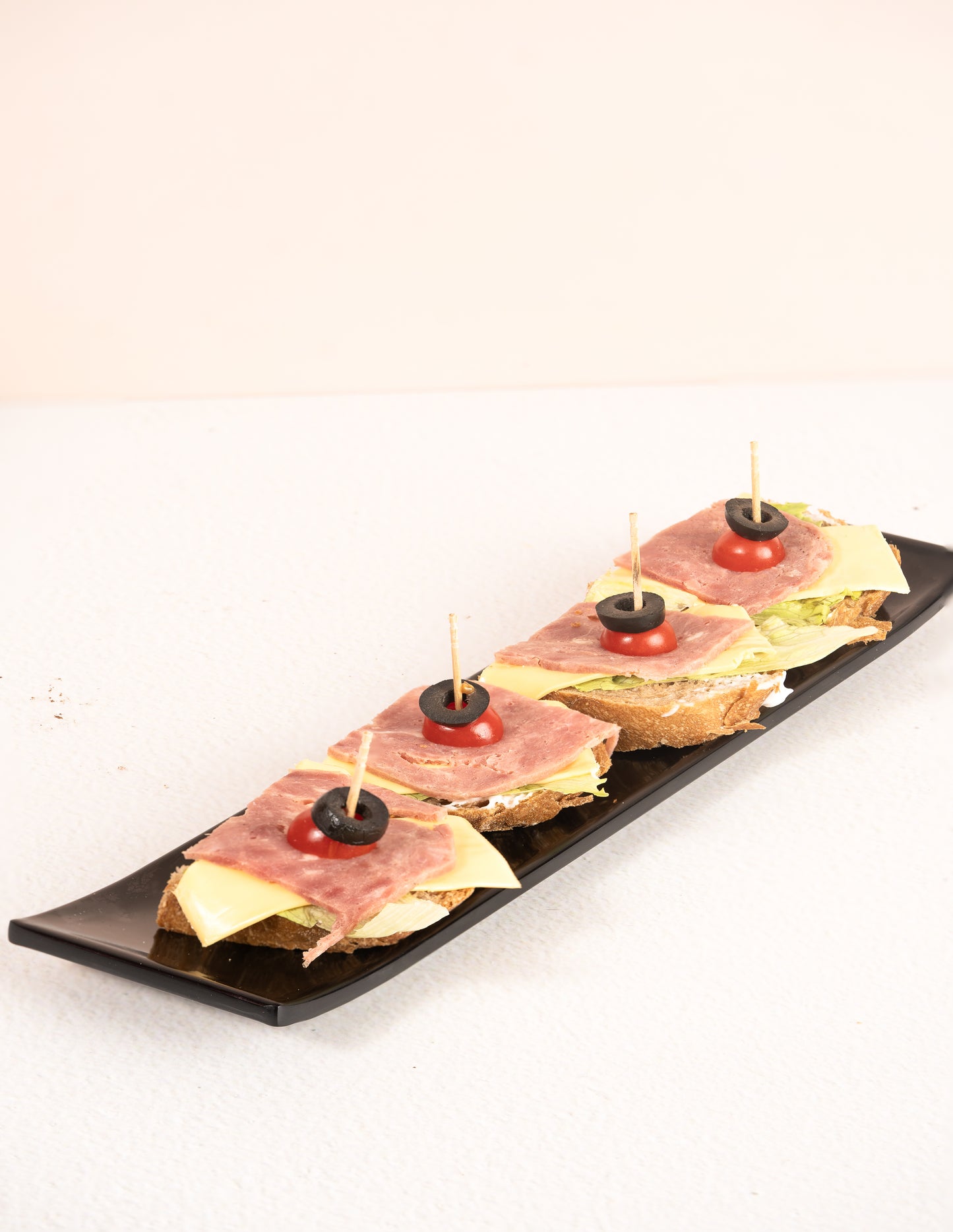 Open Ham & Cheese Sandwich