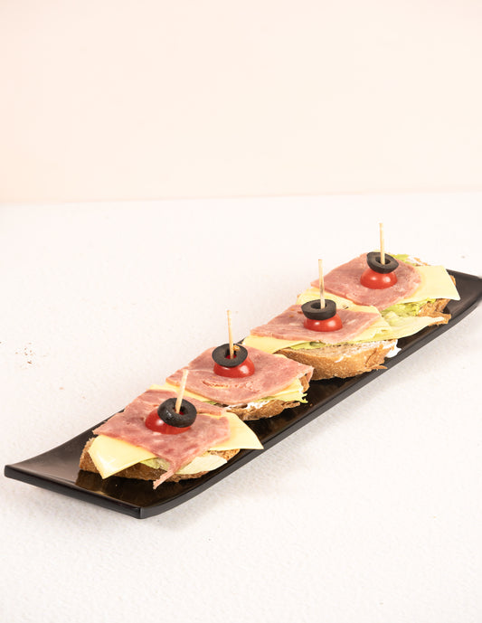 Open Ham & Cheese Sandwich
