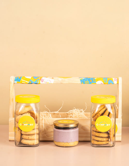 Cookies and Tub Cake Basket