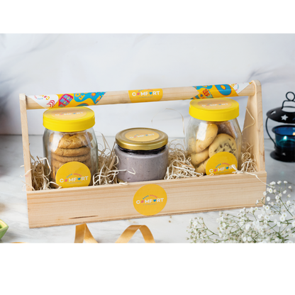 Cookies and Tub Cake Basket