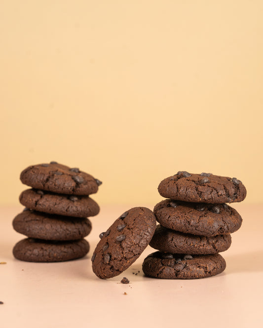 Dark Chocolate and Choco Chip Cookies