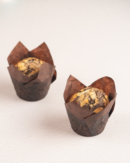 Marble Muffin (*contains egg*)